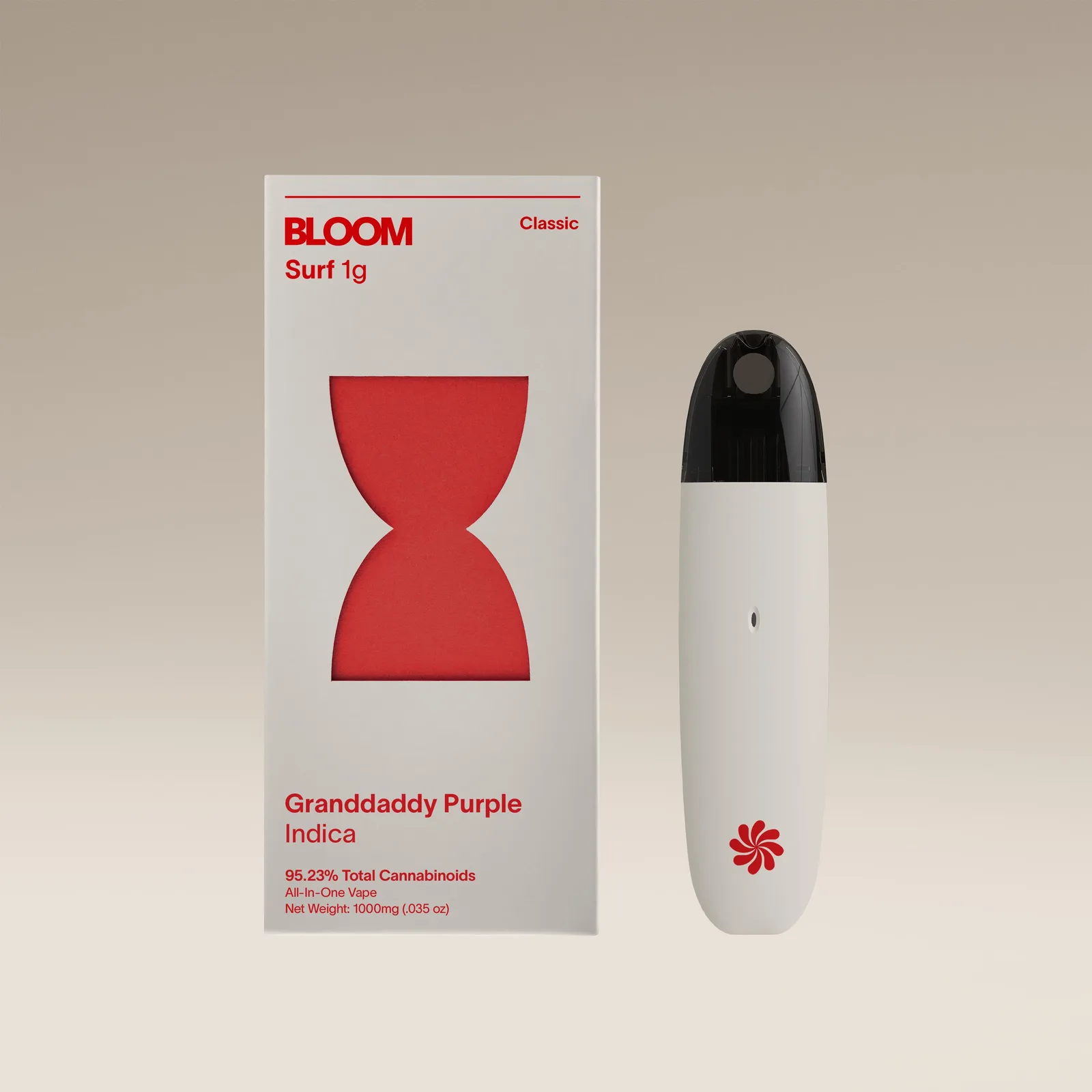 Bloom Surf Disposable 1g - Granddaddy Purple | Oasis Gallup